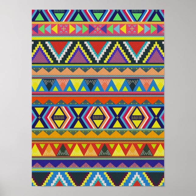 Native American Southwest Colorful Poster (Framsidan)