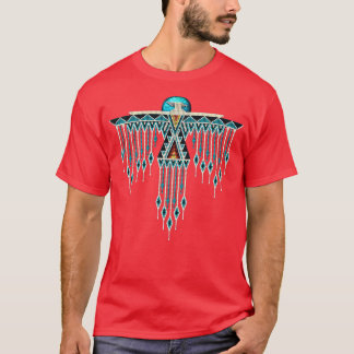Native American SouthwestStyle Turcouise Thunderbi T Shirt