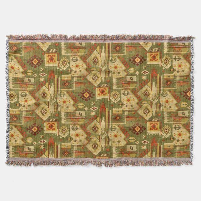 Native American-stamstruktur I + dina idéer Filt (Framsidan)