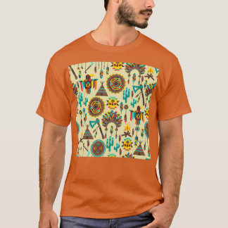 Native American Stil Boho Pow wow T Shirt