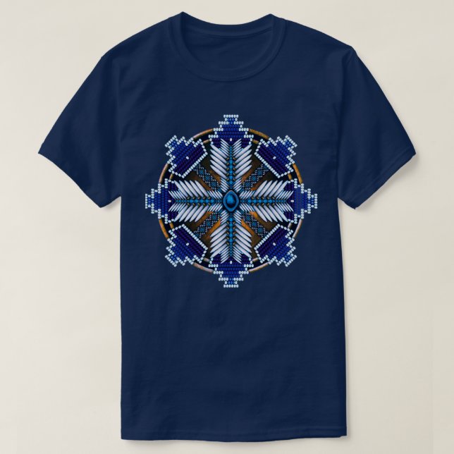 Native American Stil Mandala T Shirt (Design framsida)