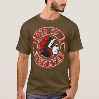 Native American stolt över att vara powhand  T Shirt