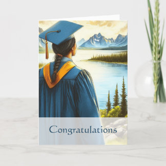 Native American Studenten Card Tack Kort