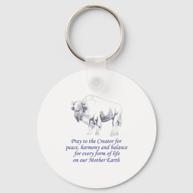 Native American Symbolism Nyckelring (Framsida)