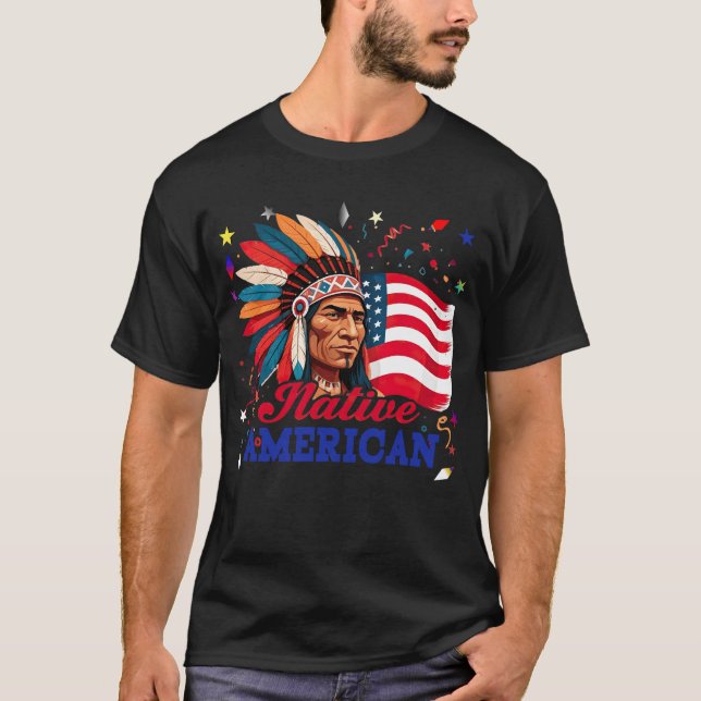 Native American T Shirt (Framsida)
