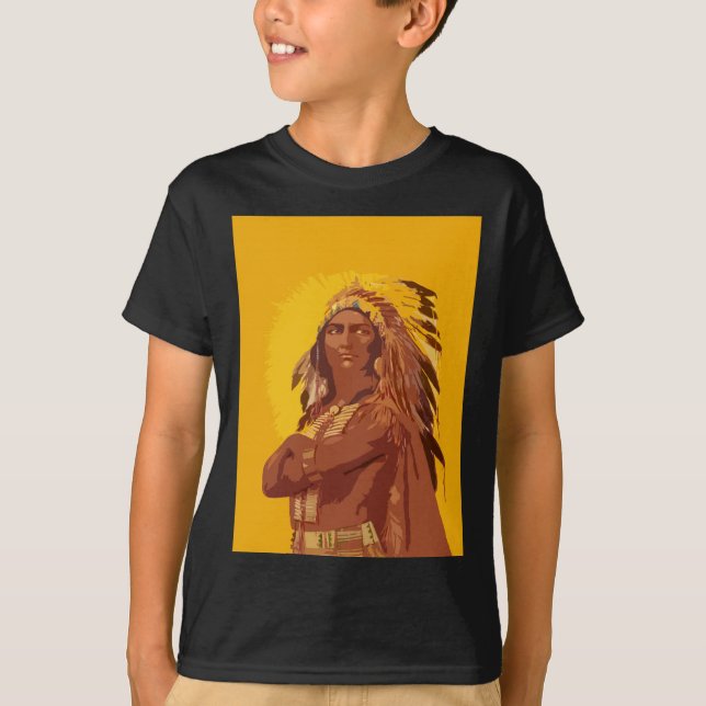 Native American T-Shirt (Framsida)
