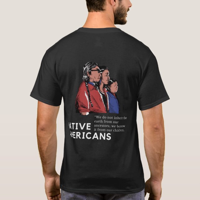 Native American T Shirt (Baksida)