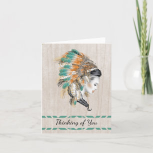 Native American Thinking of You Kort