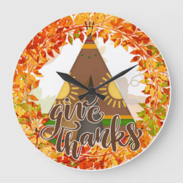 Native American Tipi - tack för Ge Stor Klocka