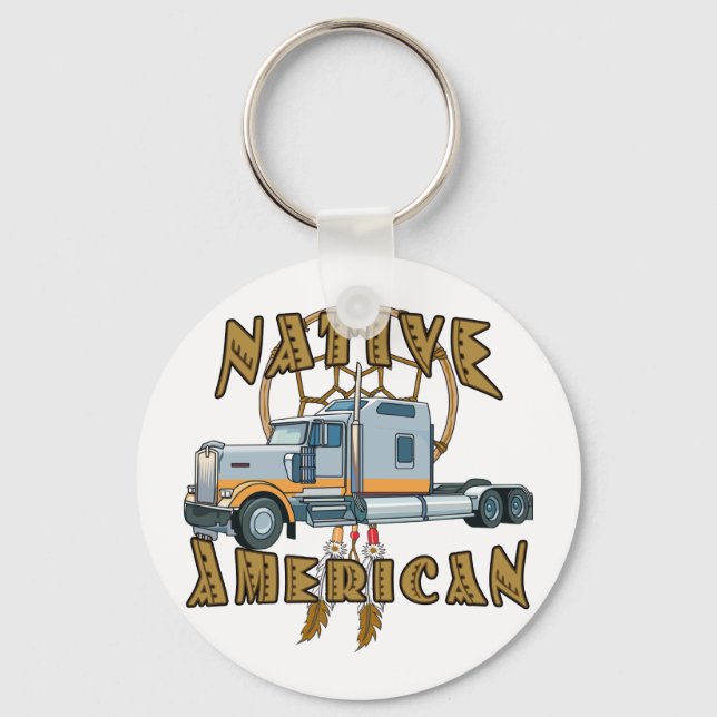 Native American Trucker Nyckelring (Framsida)
