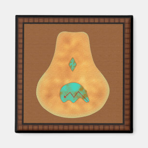 Native American Turcos Zuni Bear Magnet