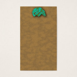 Native American Turcos Zuni Bear Visitkort