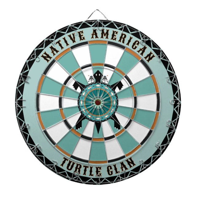 Native American Turtle Darttavla (Framsidan)