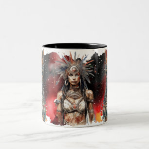 Native American Två-Tonad Mugg