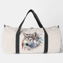 Native American Varg Duffel Bag