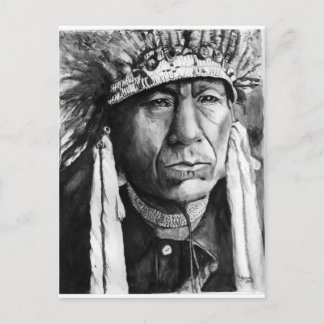 Native American Vykort