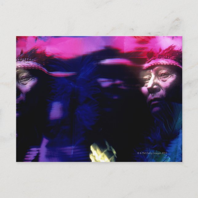 Native American Vykort (Framsida)