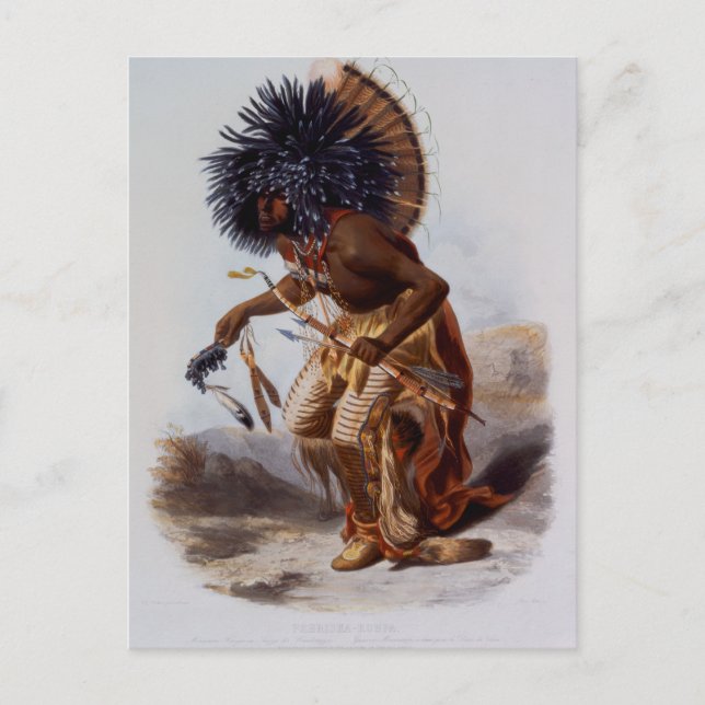 Native American Vykort (Framsida)