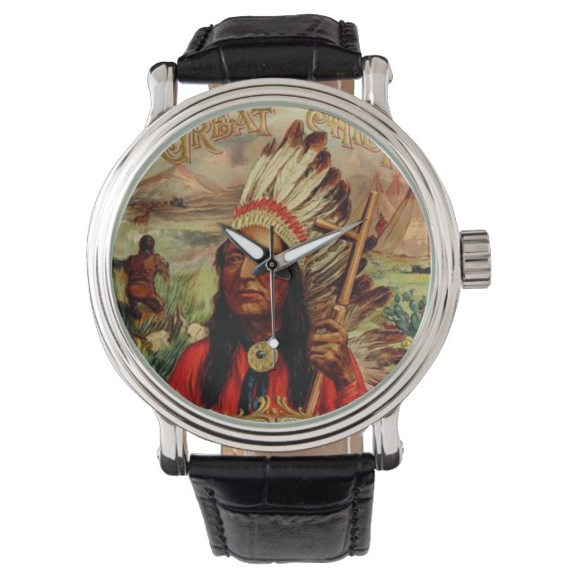 Native American Watch Armbandsur (Framsida)