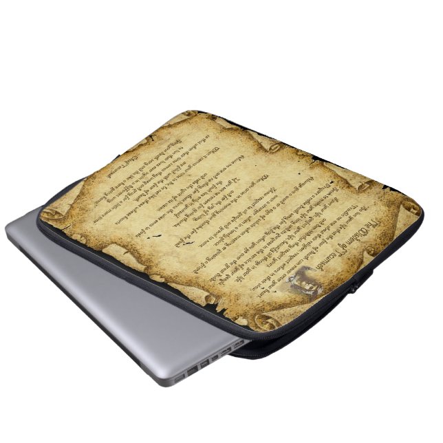 Native American Wisdom of Chief Tecumseh Laptop Fodral (Framre botten)