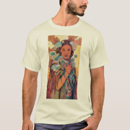 Native American Woman, Mucha T Shirt