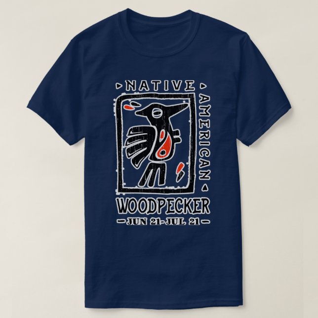 Native American Zodiac Signs  T Shirt (Design framsida)