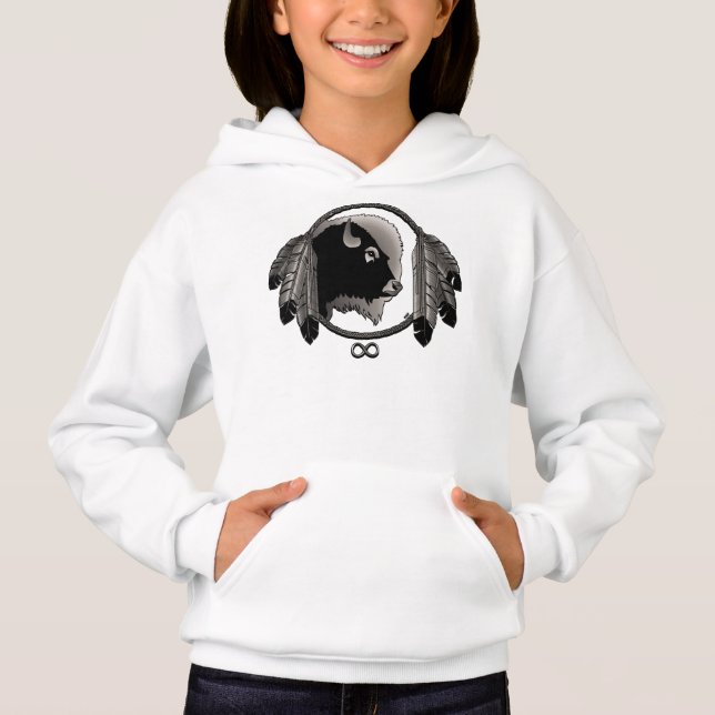Native Art Barn Sweatshirt First Nations Barn SH T-shirt (Framsida)