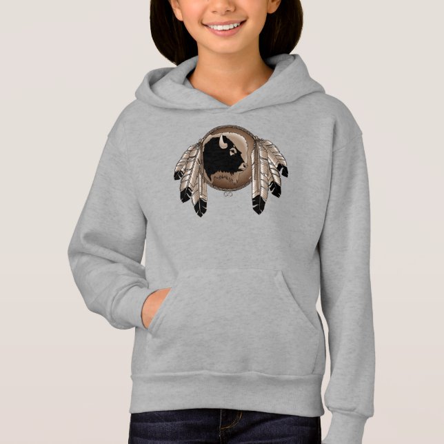 Native Art Barn Sweatshirt First Nations Shirt Tee Shirt (Framsida)