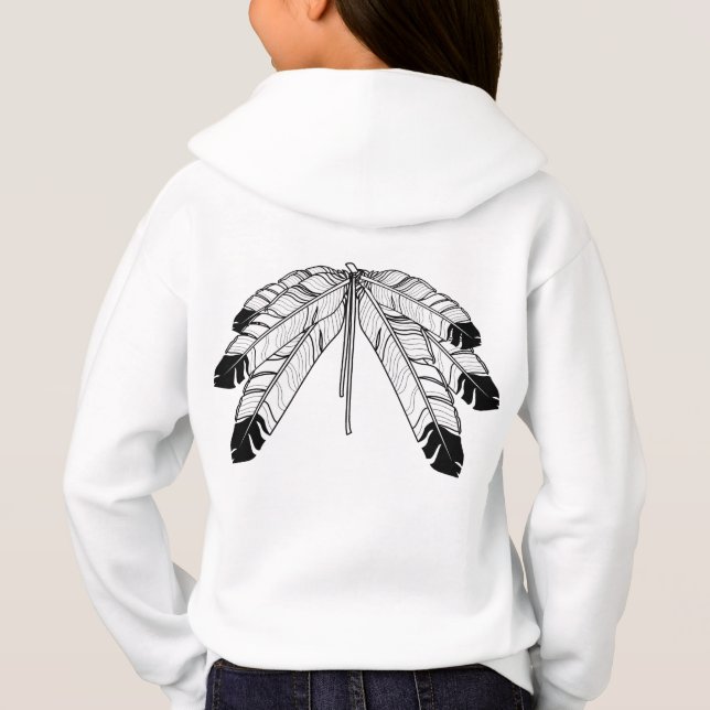 Native Art Barn Sweatshirt First Nations Shirts T-shirt (Baksida)