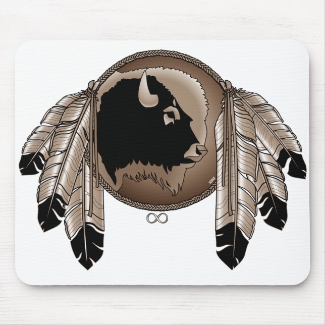 Native Art Mousepad Musmatta (Framsidan)