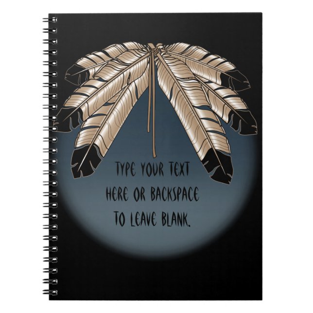 Native Art Notebook Tribal Andlig Animal Journa Anteckningsbok (Framsidan)