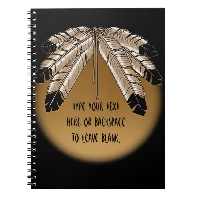 Native Art Notebook Tribal Andlig Animal Journa Anteckningsbok Med Spiral (Framsidan)