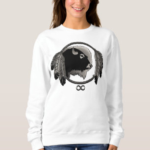 Native Art Sweatshirt Tribal Spirit Animal Shirts T Shirt