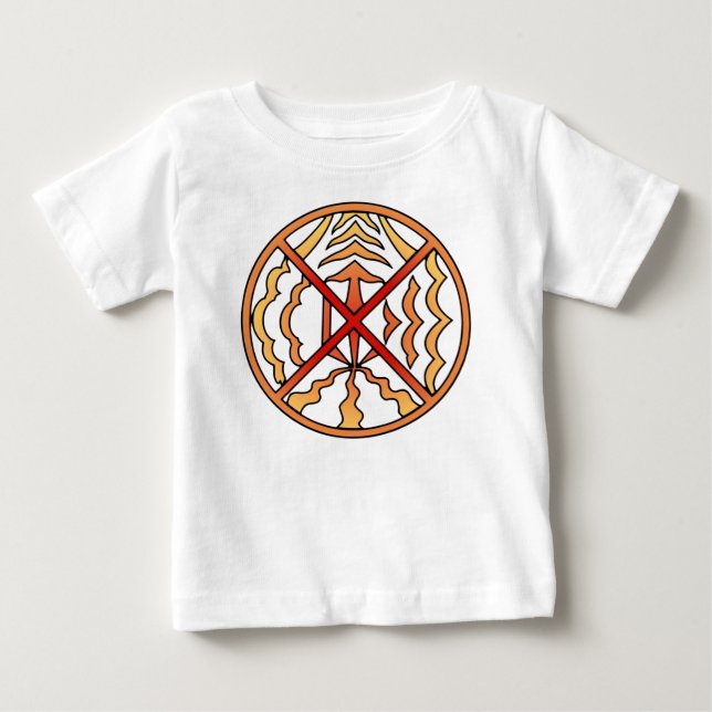 Native Art T-Shirt Baby Inslag Tribal Shirt (Framsida)