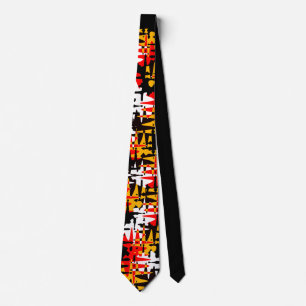 Native Art Ties Tribal Andlig 4 Necktie Slips
