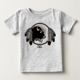 Native Baby Shirt Native Wildlife Art Baby Shirt Tröja