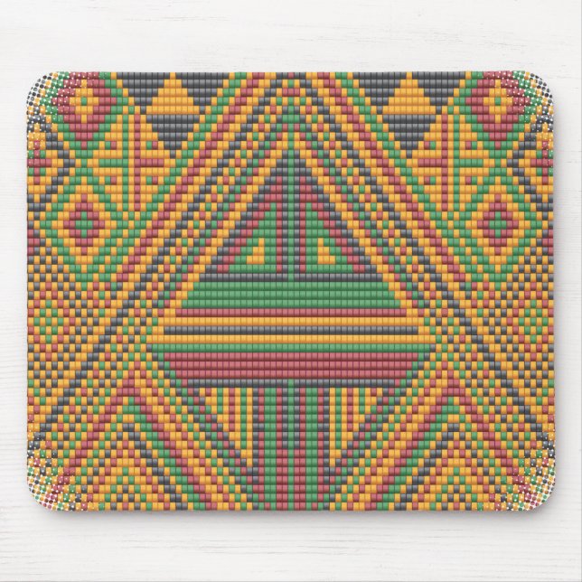 Native Beadwork Mousepad Musmatta (Framsidan)