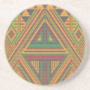 Native Beadwork Sandstone-Underlägg Underlägg