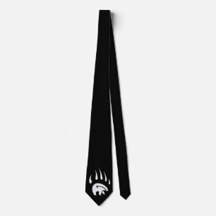 Native Bear Art Ties Tribal Bear Klo Necktie Slips