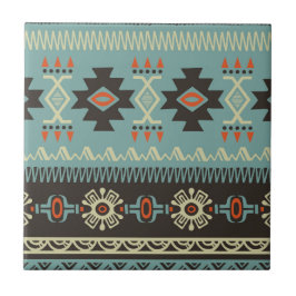 Native Blanket Mönster Kakelplatta