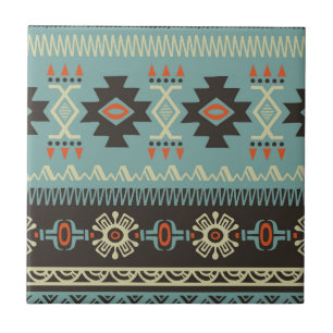 Native Blanket Mönster   Kakelplatta