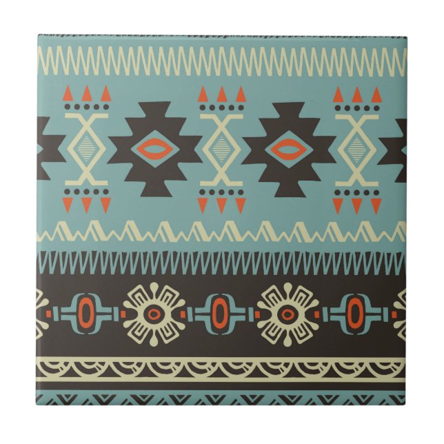 Native Blanket Mönster Kakelplatta (Framsidan)