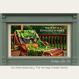 Native Butterfly Weed & Hummingbird Throw Fleecefilt