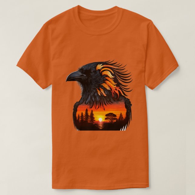 Native Crow 02 T Shirt (Design framsida)