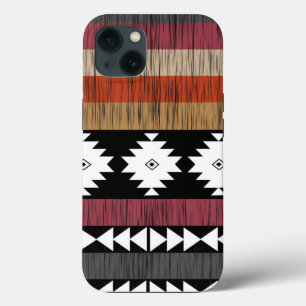 Native Ethnic Colorful Linjer Mönster