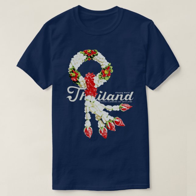 Native Flowers of Thailand T Shirt (Design framsida)