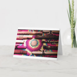Native Flute Notecard Kort