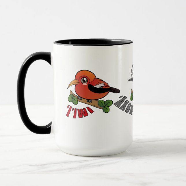 Native Hawaiian Forest Birds Mugg (Vänster)