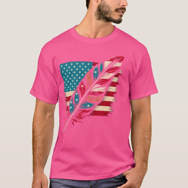 Native Indian Cherokee Apache Tribe Indig T Shirt (Framsida)