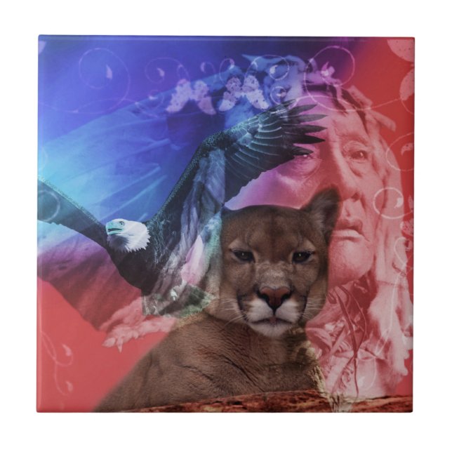 Native Indian Chief Kakelplatta (Framsidan)